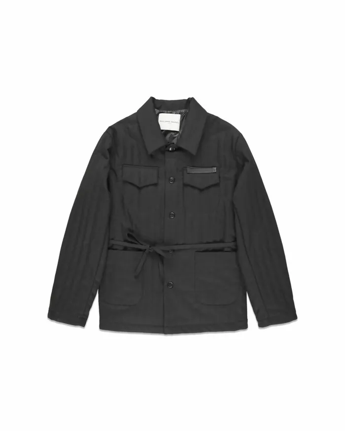 Men Oversize Jacket 8211 Black Paris Philippe Model Paris Outerwear