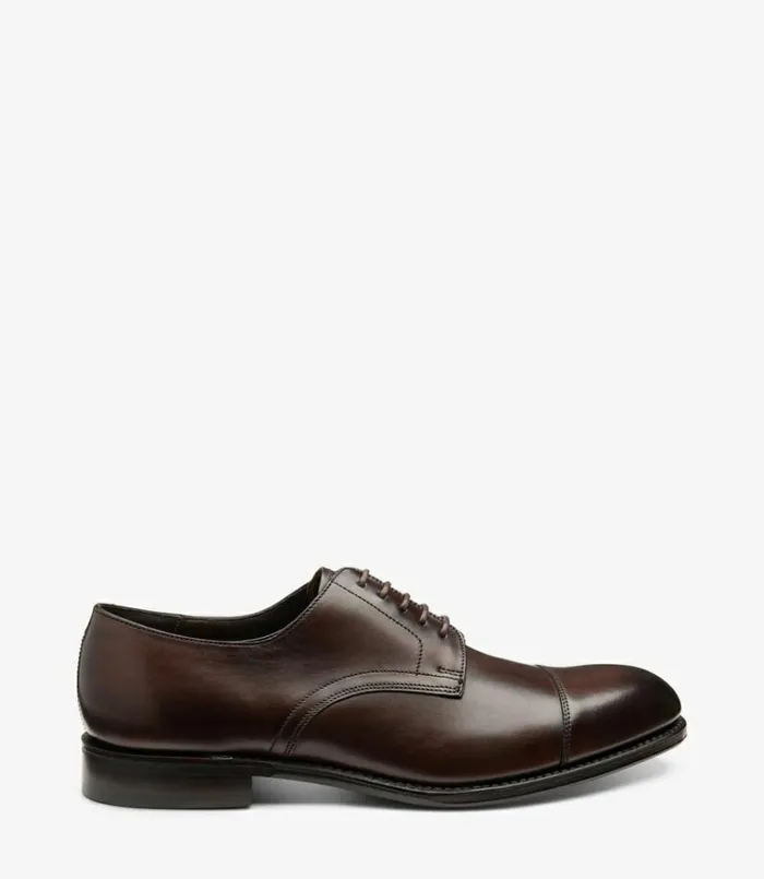 Men Petergate Scorched Walnut Loake Plain Ties