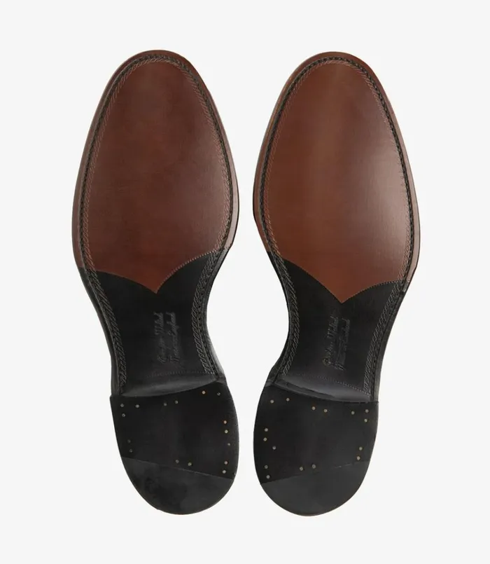 Men Petergate Scorched Walnut Loake Plain Ties