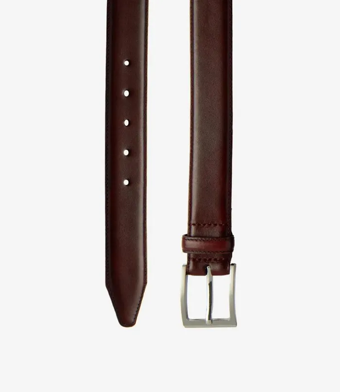 Men Philip Belt Burgundy Loake Formal Belts