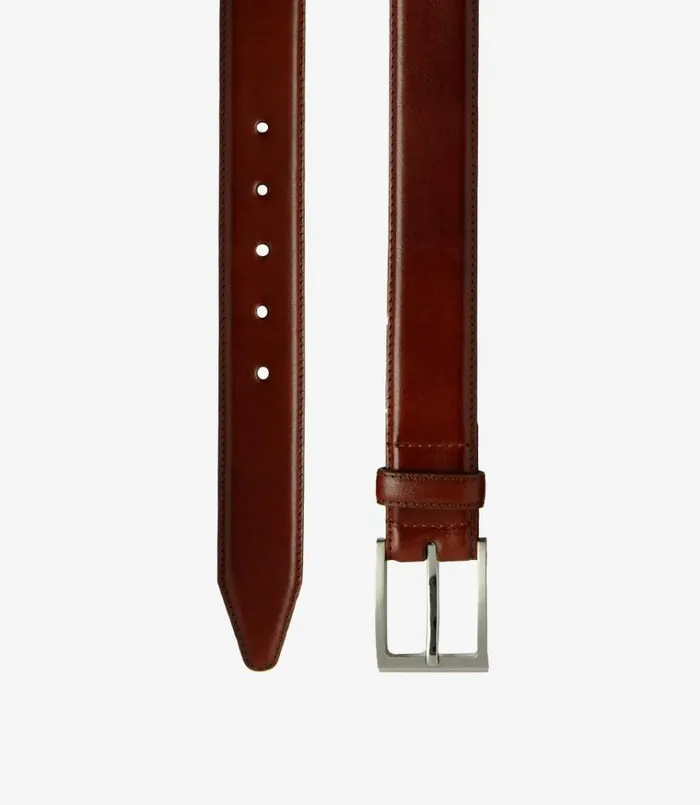 Men Philip Belt Mahogany Loake Formal Belts