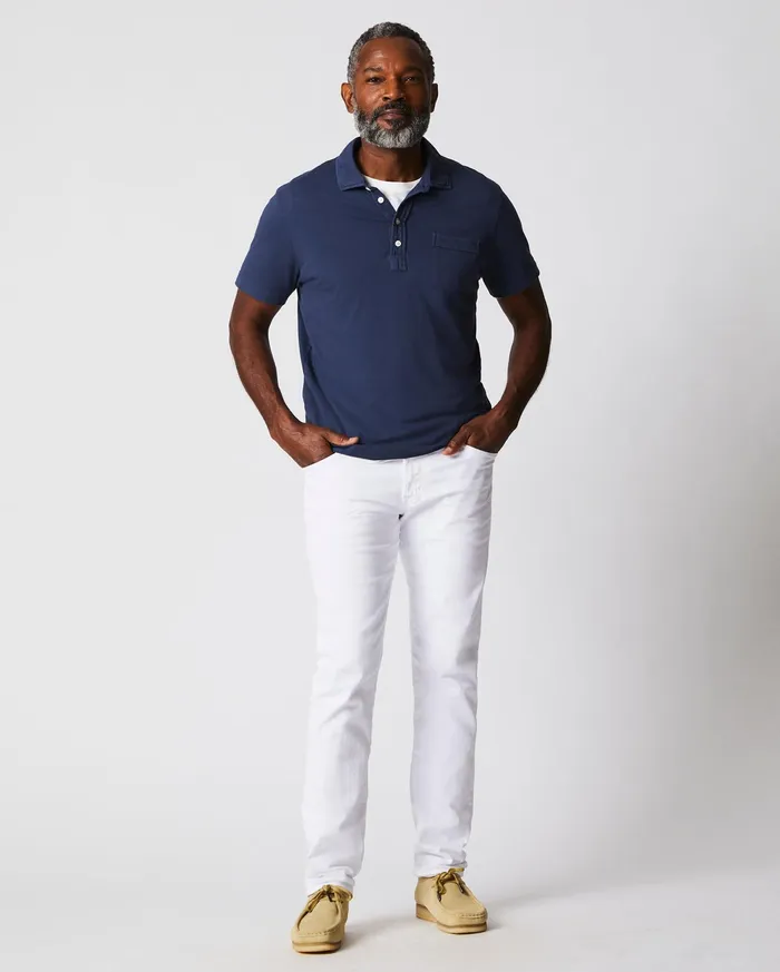 Men Polos Tees and Henleys Billy Reid Pensacola Polo Navy
