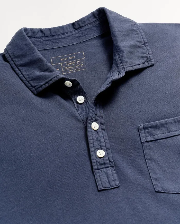 Men Polos Tees and Henleys Billy Reid Pensacola Polo Navy