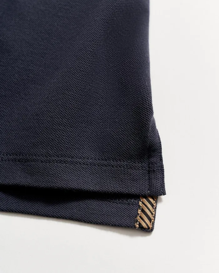 Men Polos Tees and Henleys Billy Reid Pique Polo Navy