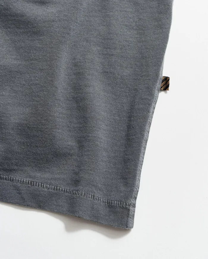 Men Polos Tees and Henleys Billy Reid Washed Tee Black