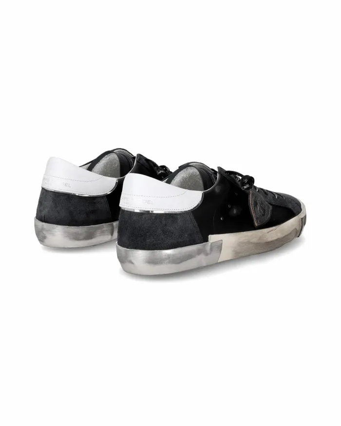 Men Prsx Sneakers BlackSilver Shoes Paris Philippe Model Paris Casual
