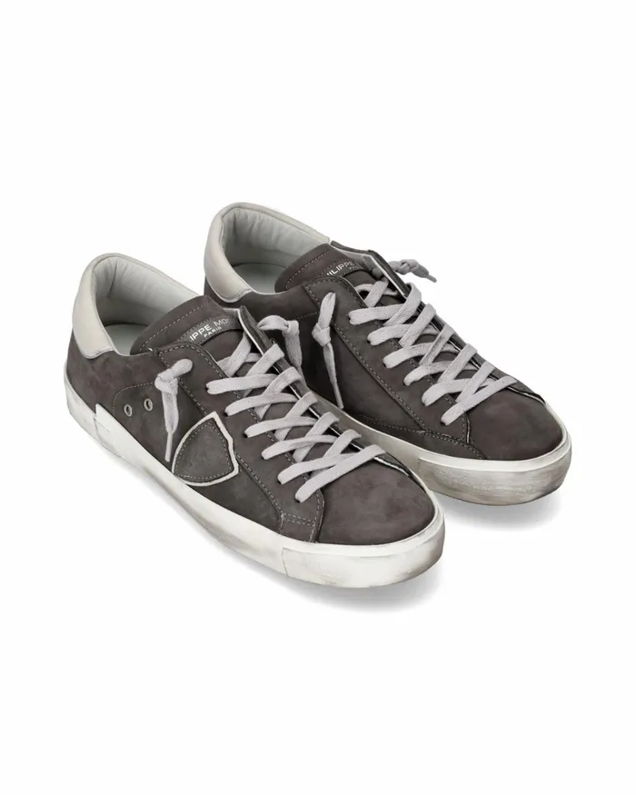 Men Prsx Sneakers Gray Low Shoes Paris Philippe Model Paris Casual