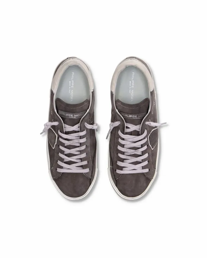 Men Prsx Sneakers Gray Low Shoes Paris Philippe Model Paris Casual