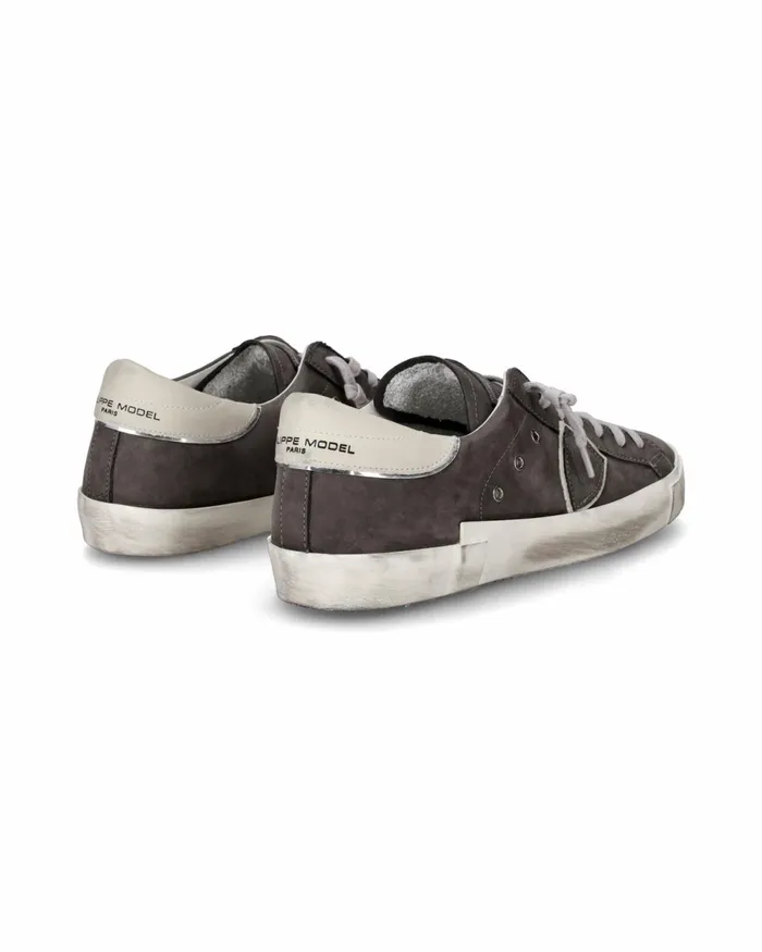 Men Prsx Sneakers Gray Low Shoes Paris Philippe Model Paris Casual