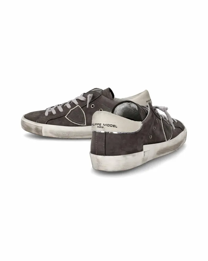 Men Prsx Sneakers Gray Low Shoes Paris Philippe Model Paris Casual