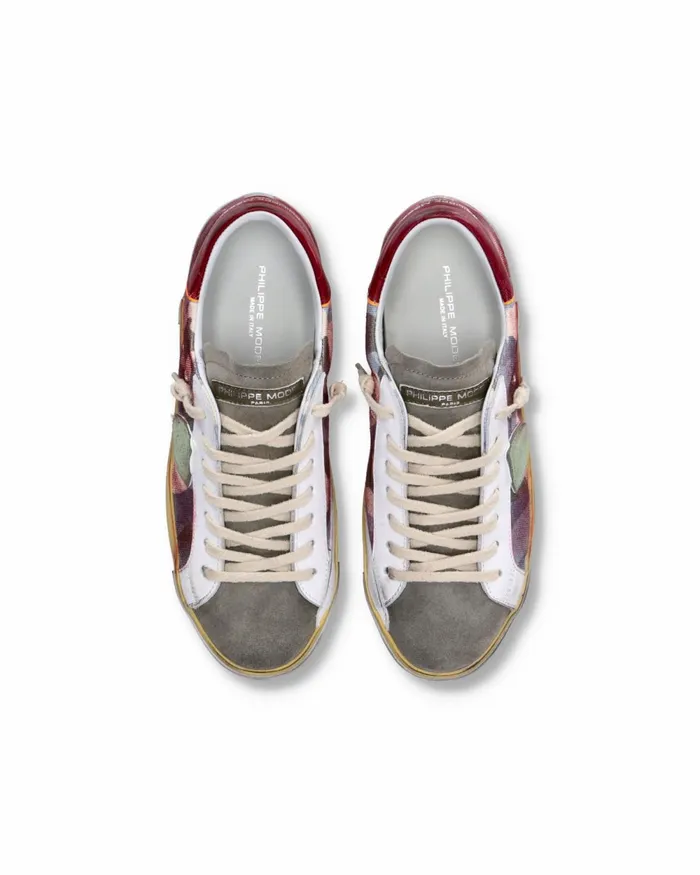Men Prsx Sneakers GreenBordeaux Shoes Philippe Model Paris Casual