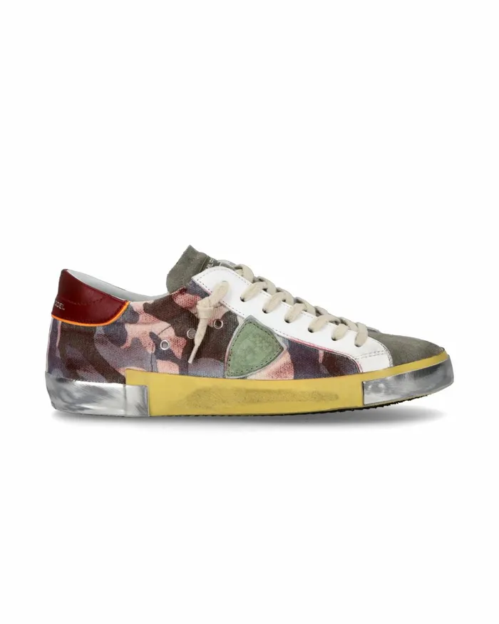 Men Prsx Sneakers GreenBordeaux Shoes Philippe Model Paris Casual
