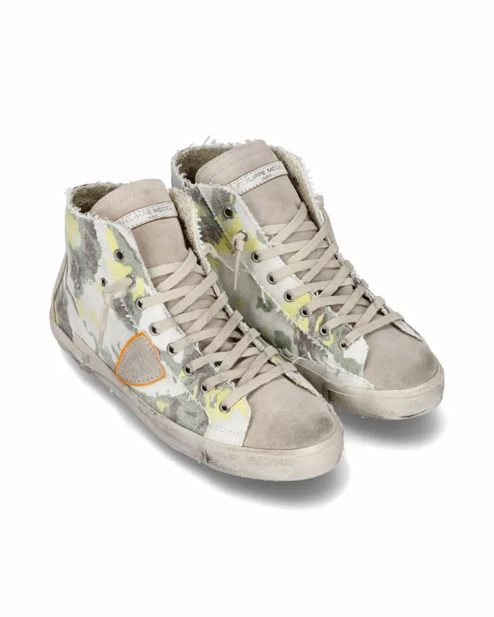 Men Prsx Sneakers GreenYellow Shoes Paris Philippe Model Paris Casual