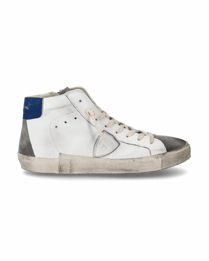 Men Prsx Sneakers WhiteGray Shoes Paris Philippe Model Paris High