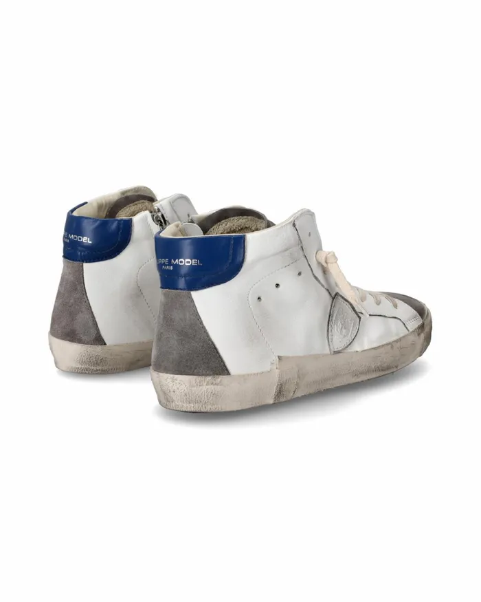 Men Prsx Sneakers WhiteGray Shoes Paris Philippe Model Paris High