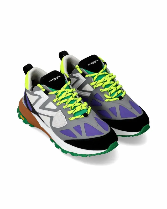 Men Rocx Sneakers GrayWhite Shoes Paris Philippe Model Paris Running