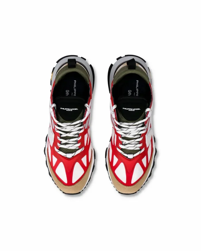 Men Rocx Sneakers Red Shoes Paris Philippe Model Paris Running