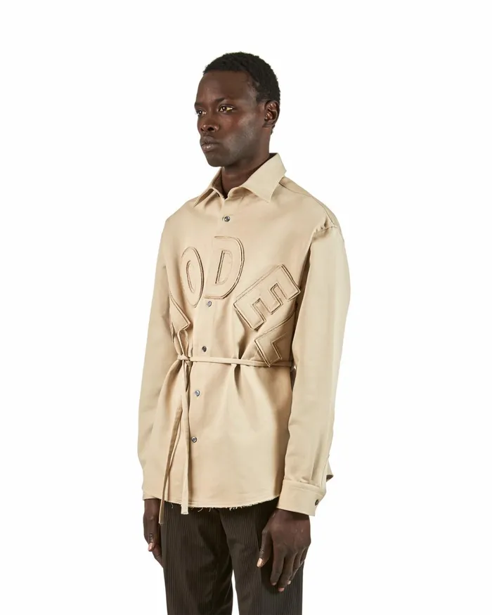 Men Shirt 8211 Beige Paris Philippe Model Paris TShirts And Shirts