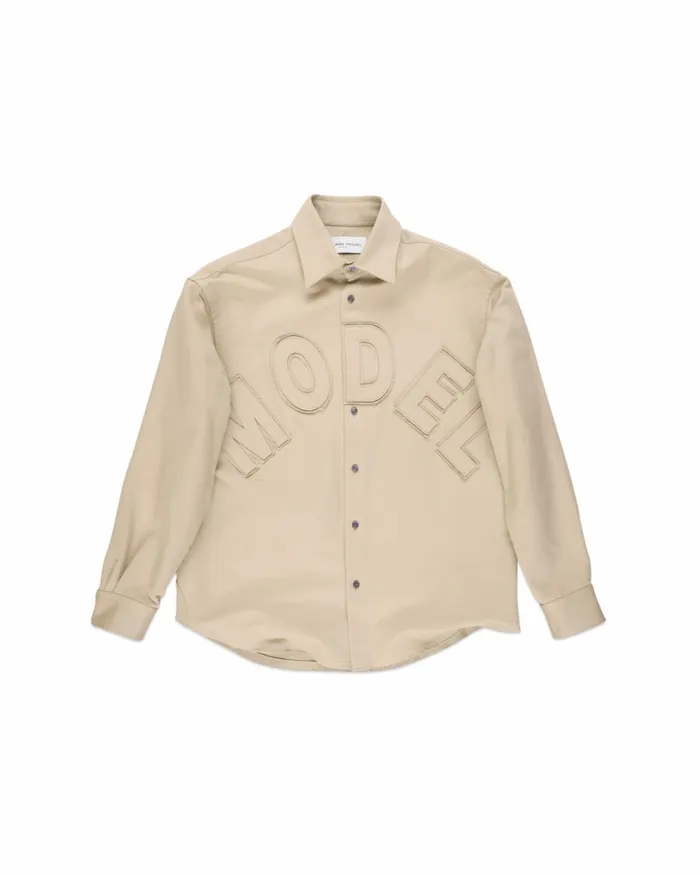 Men Shirt 8211 Beige Paris Philippe Model Paris TShirts And Shirts