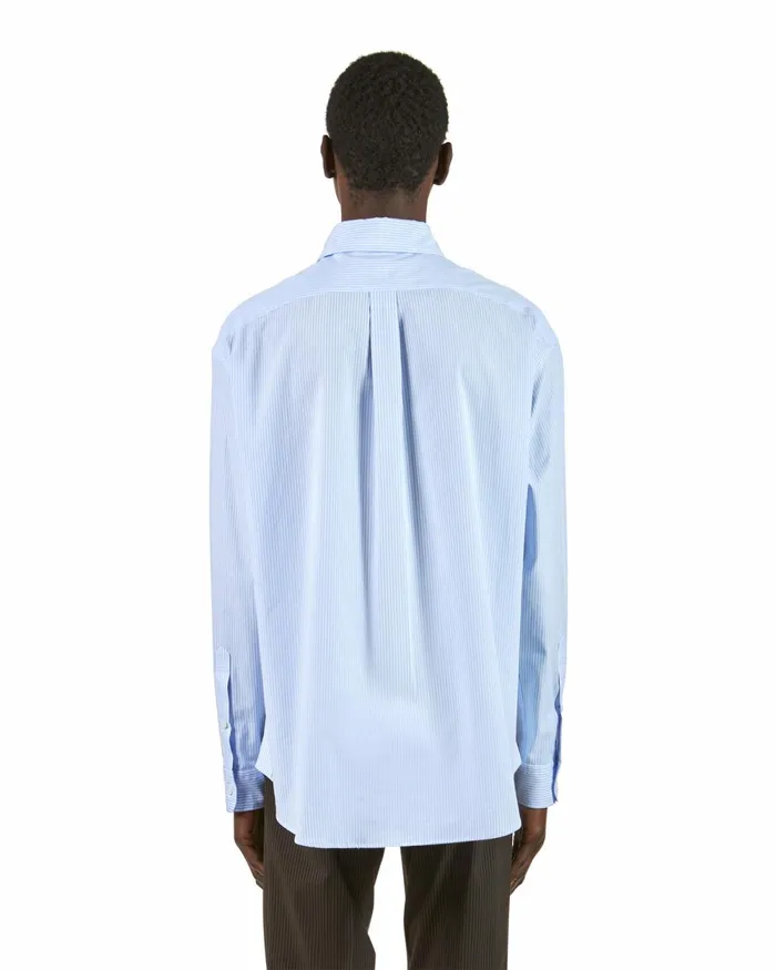 Men Shirt 8211 Blue Paris Philippe Model Paris TShirts And Shirts