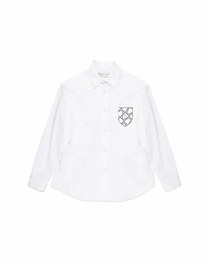 Men Shirt 8211 White Paris Philippe Model Paris TShirts And Shirts