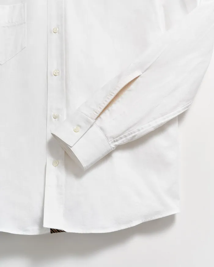 Men Shirting Billy Reid Arnie Oxford Shirt Light Grey