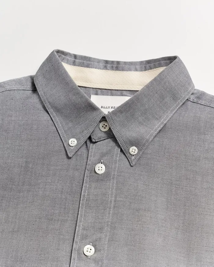 Men Shirting Billy Reid Arnie Oxford Shirt Light Grey