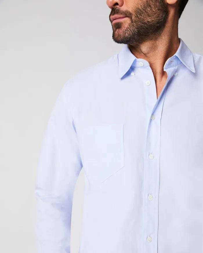 Men Shirting Billy Reid Arnie Oxford Shirt Light Grey
