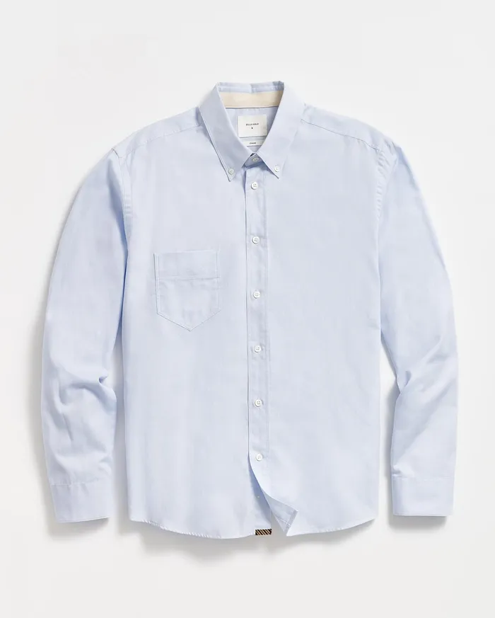 Men Shirting Billy Reid Arnie Oxford Shirt Light Grey