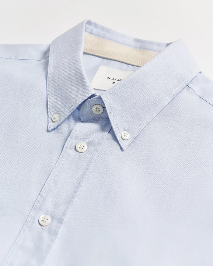 Men Shirting Billy Reid Arnie Oxford Shirt Light Grey