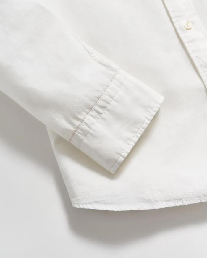 Men Shirting Billy Reid Msl 1Pocket Shirt White