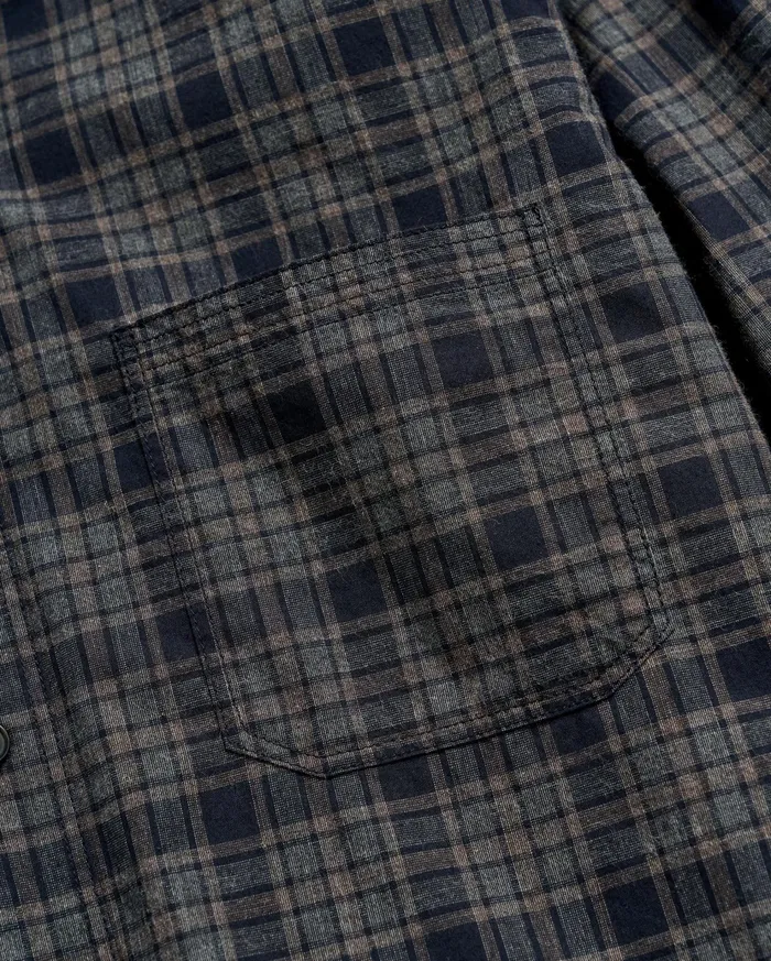 Men Shirting Billy Reid Plaid Tuscumbia Shirt Bd Brownblack