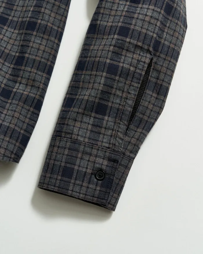 Men Shirting Billy Reid Plaid Tuscumbia Shirt Bd Brownblack