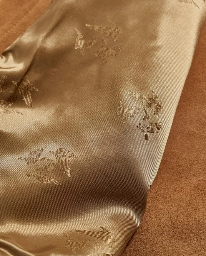 Men Shirting Billy Reid Savoy Suede Workshirt Camel