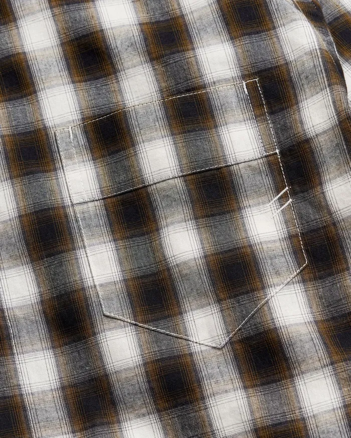 Men Shirting Billy Reid Shadow Plaid Tuscumbia Shirt Blackmulti