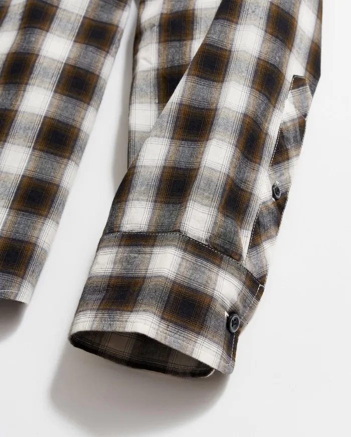 Men Shirting Billy Reid Shadow Plaid Tuscumbia Shirt Blackmulti