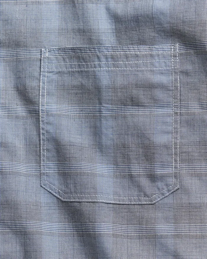 Men Shirting Billy Reid Tonal Grid Plaid Tuscumbia Shirt Bd Grey