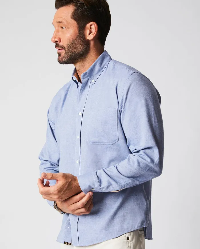 Men Shirting Billy Reid Tuscumbia Classic Shirt Light Blue