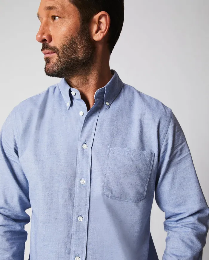 Men Shirting Billy Reid Tuscumbia Classic Shirt Light Blue