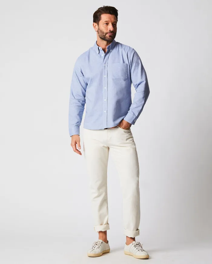 Men Shirting Billy Reid Tuscumbia Classic Shirt Light Blue