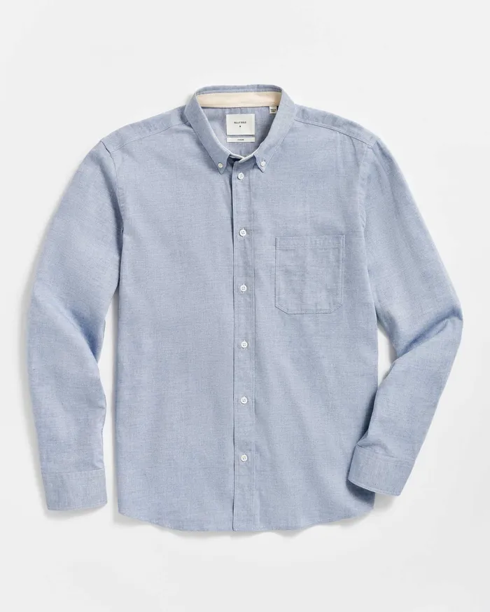 Men Shirting Billy Reid Tuscumbia Classic Shirt Light Blue