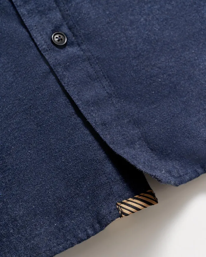 Men Shirting Billy Reid Tuscumbia Classic Shirt Navy