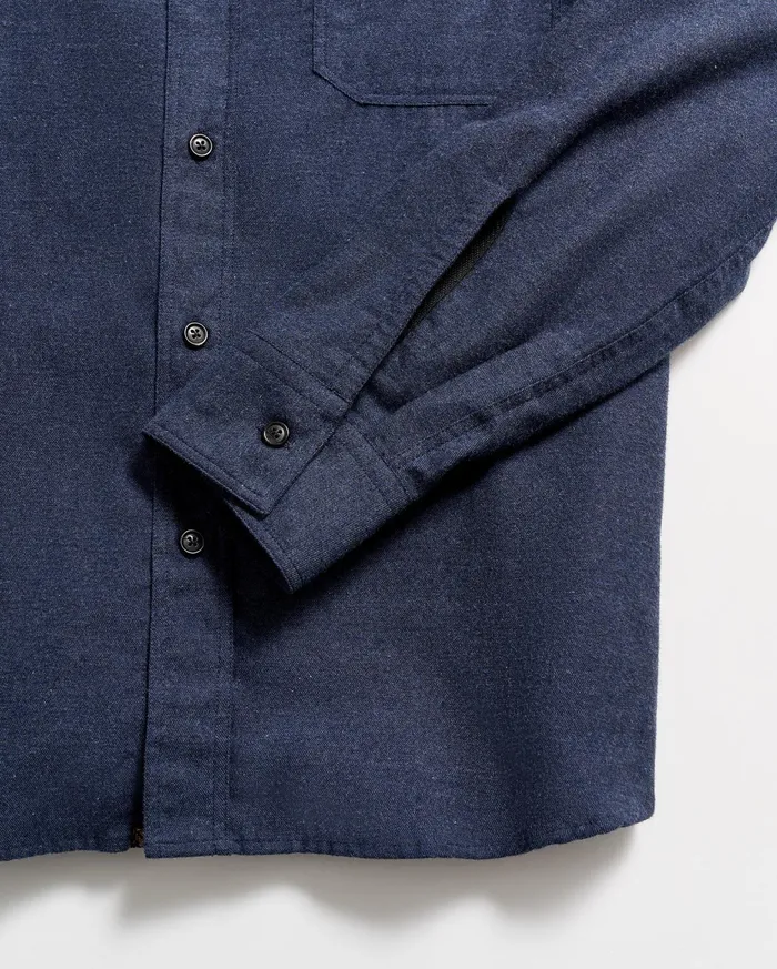 Men Shirting Billy Reid Tuscumbia Classic Shirt Navy