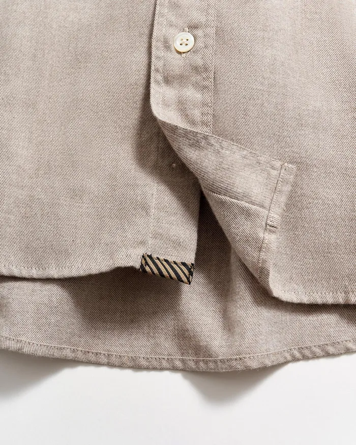 Men Shirting Billy Reid Tuscumbia Classic Shirt Tan