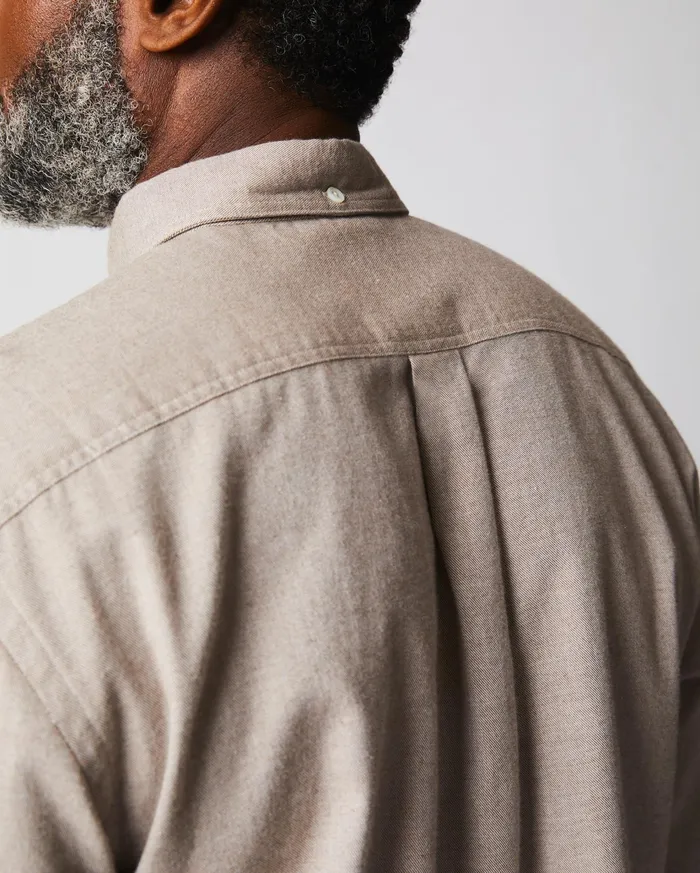 Men Shirting Billy Reid Tuscumbia Classic Shirt Tan