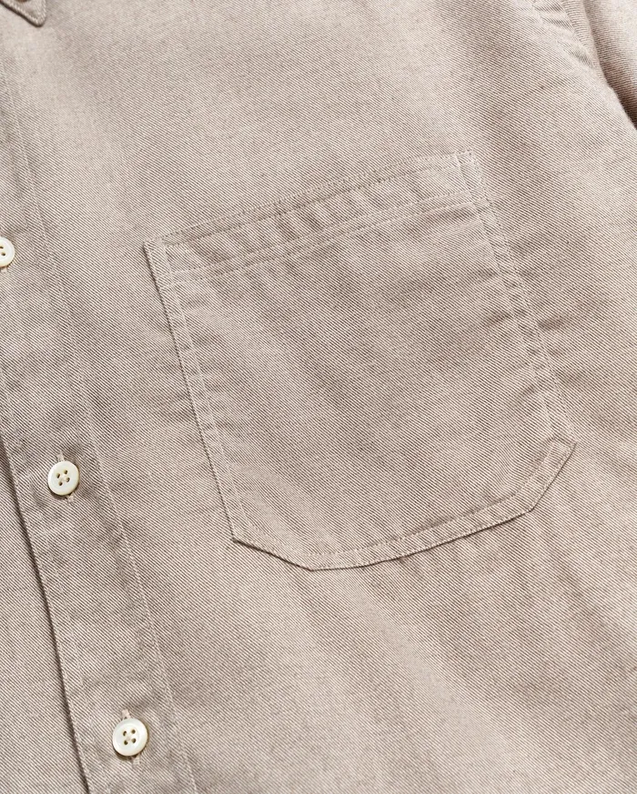 Men Shirting Billy Reid Tuscumbia Classic Shirt Tan