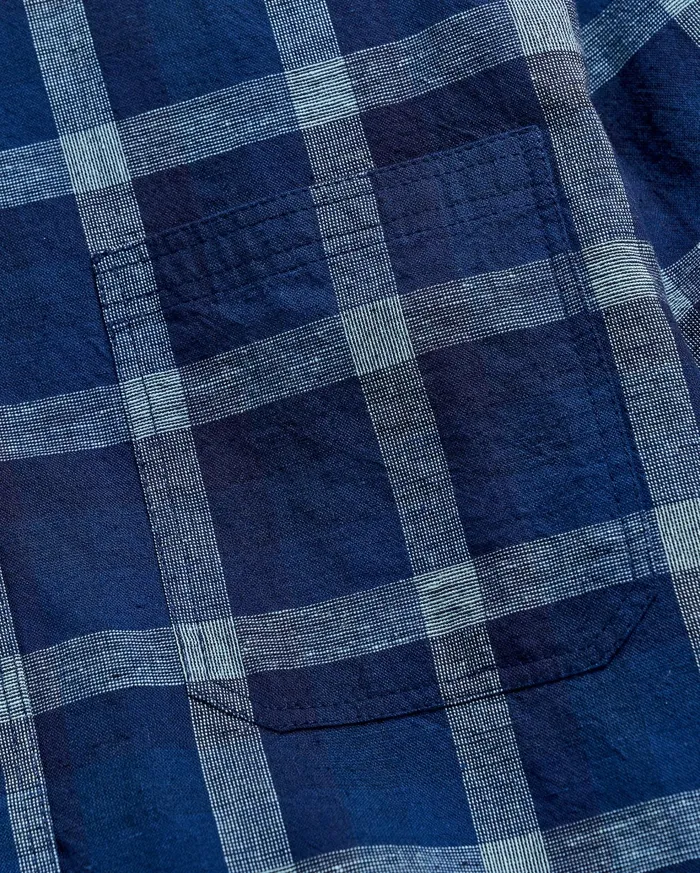 Men Shirting Billy Reid Tuscumbia Shirt Bd Indigo