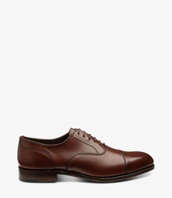 Men Stonegate Seared Mahogany Loake Plain Ties