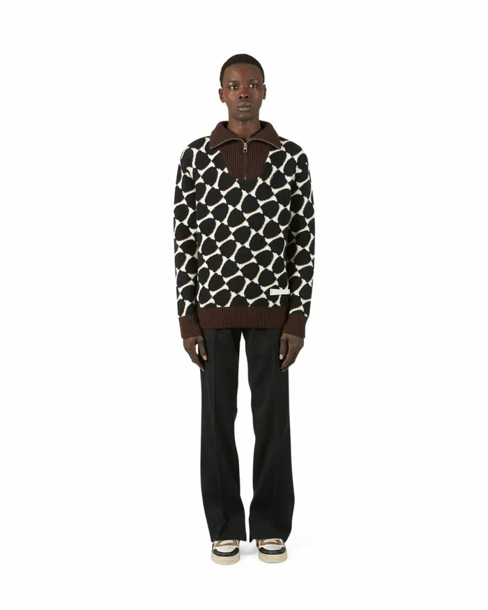 Men Sweater 8211 Black Paris Philippe Model Paris Knitwear And Sweatshirts