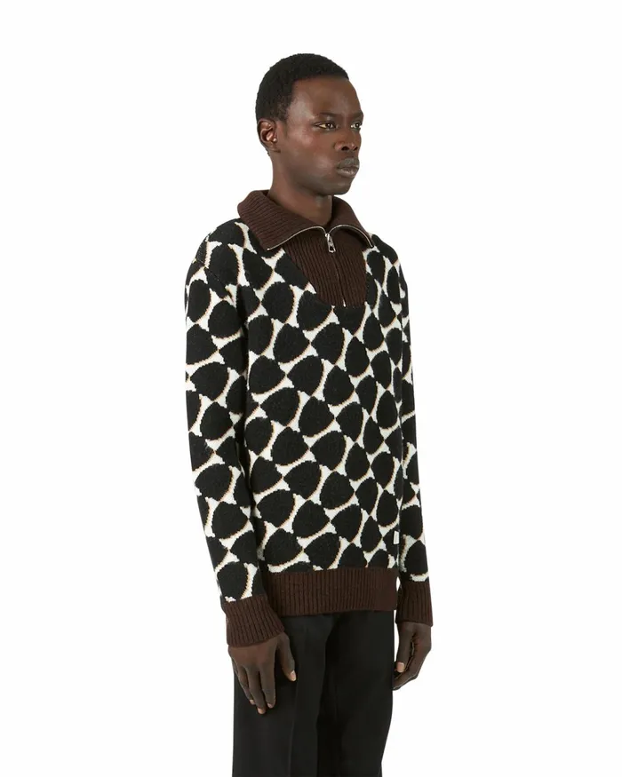 Men Sweater 8211 Black Paris Philippe Model Paris Knitwear And Sweatshirts